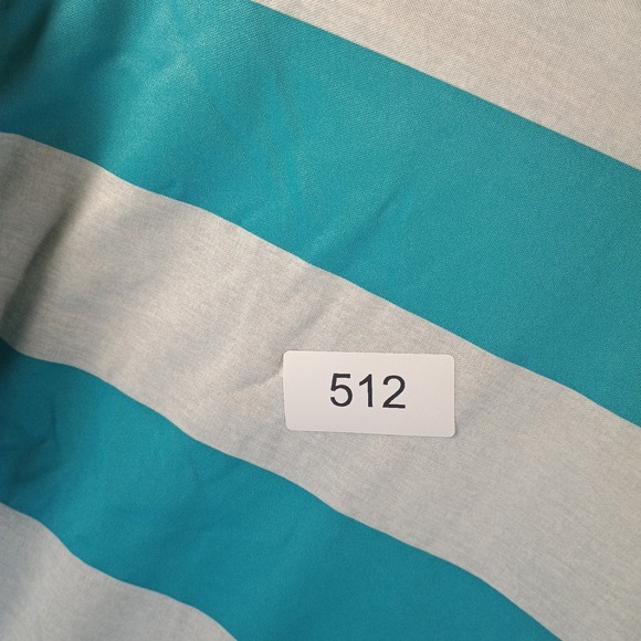 Nike Golf Polo Shirt Mens L Standard Fit Blue Striped Swoosh Logo Lighwieght - Picture 9 of 9